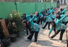 Persit KCK Ranting 2 Koramil Rangkasbitung Gelar Senam Bersama untuk Jaga Kebugaran dan Kekompakan