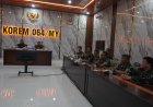 Kasdim 0603/Lebak Mengikuti Rapat Evaluasi KDKMP dan Jembatan Wilayah Korem 064/Maulana Yusuf